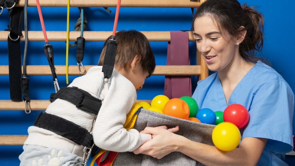 stock photo of a therapist and patient